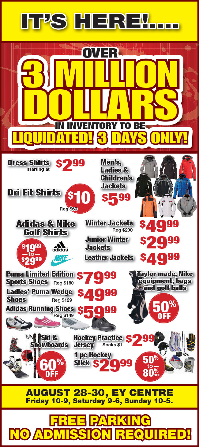Nike liquidation sale cheap