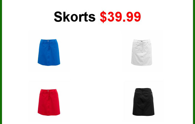 Tee 2 Green  Northern Spirit Skorts  