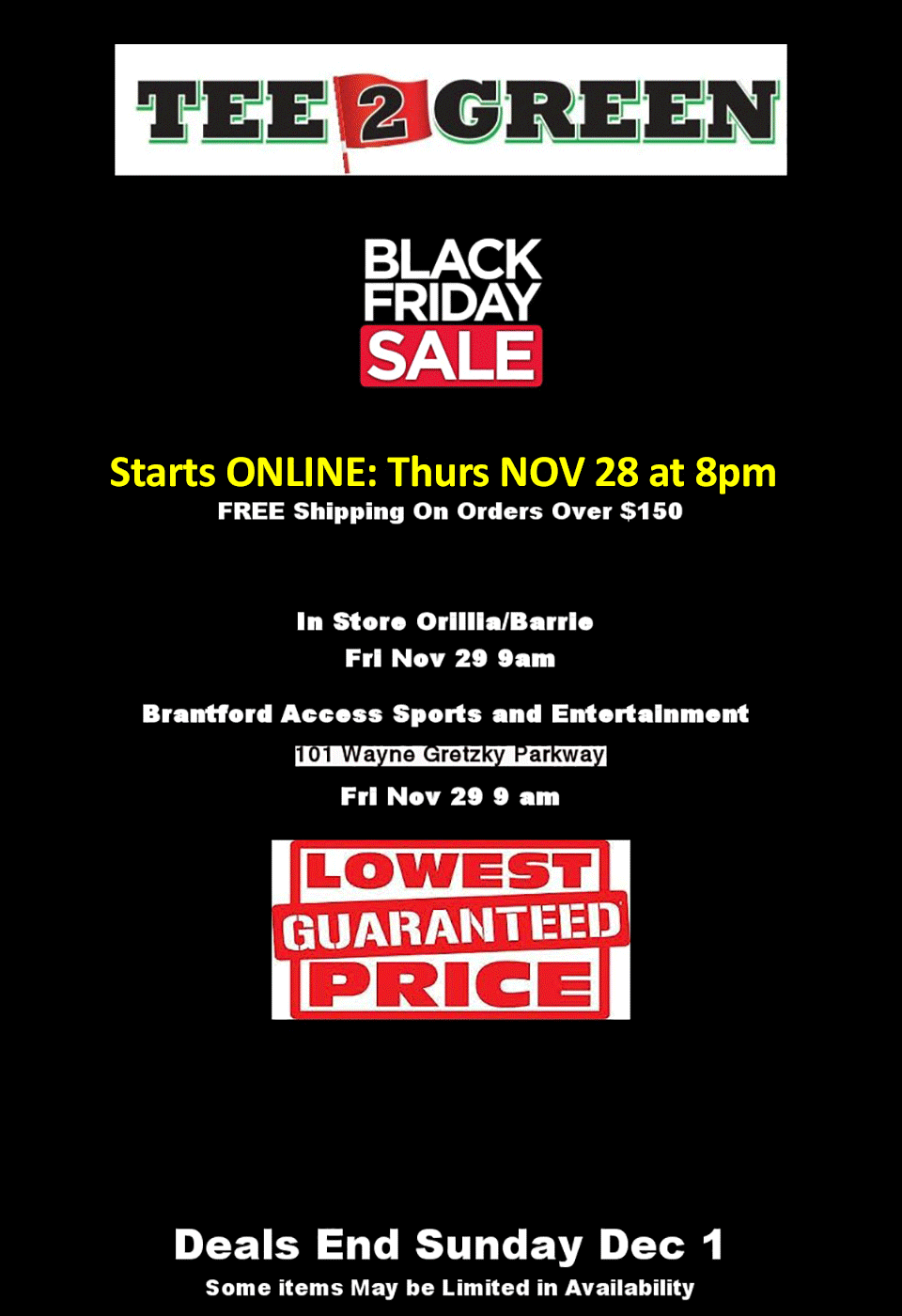 Tee 2 Green  Taylormade 2019 Demo Sale